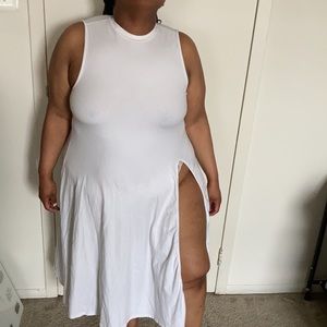 Rebdolls Thigh High Slit Dress sz 1x